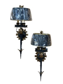 (2) Winterthur Currey & Co. Duke Wall Sconces
