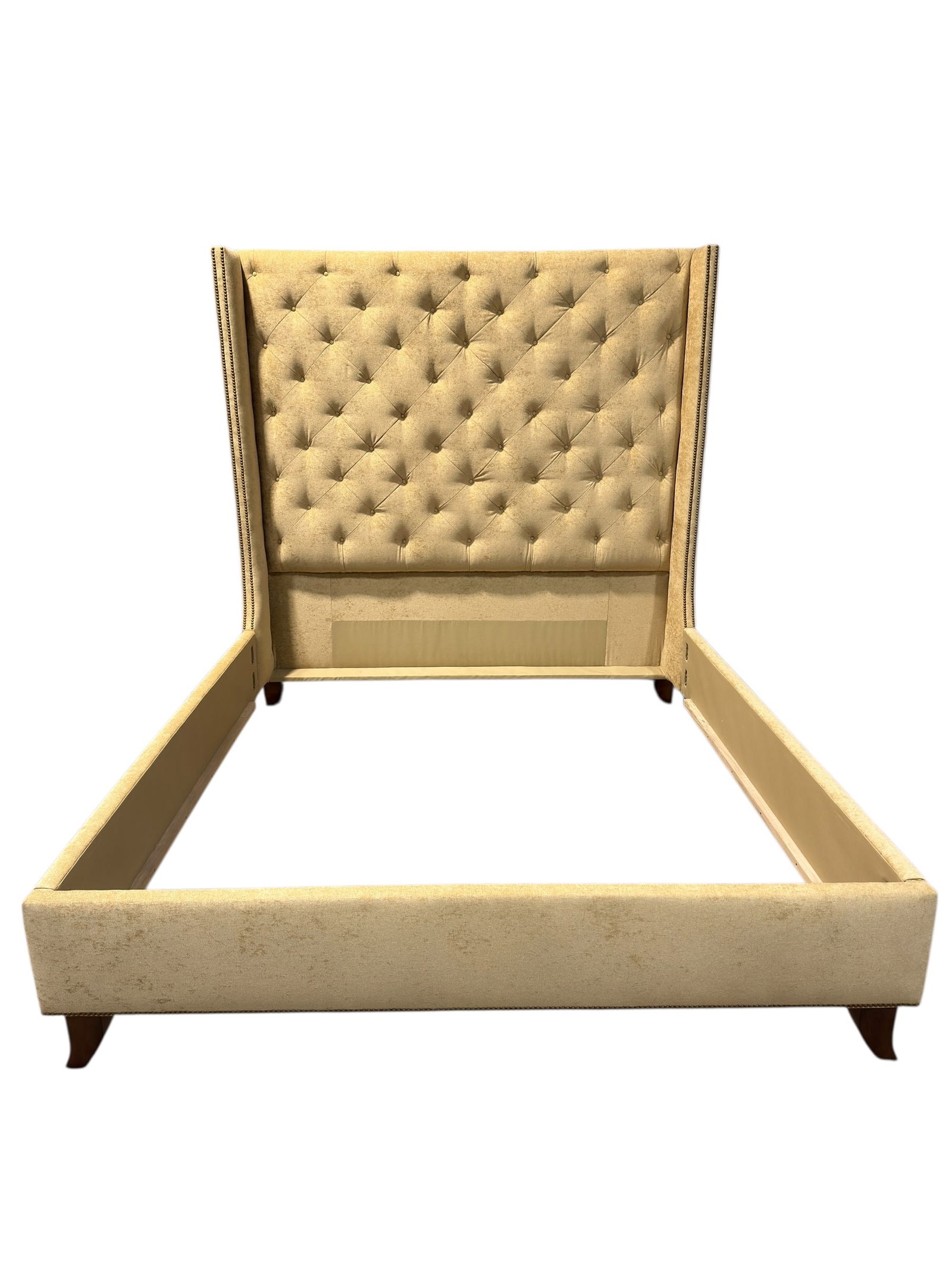 Fine Century Tufted Upholstered Cal. King Bed Frame (1 of 5)