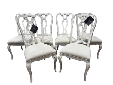 (6) Hooker Furniture Traditions Wood Back Side Chairs