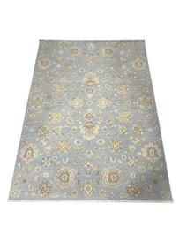 Hand Knotted Soumak Weave Indian Wool Rug