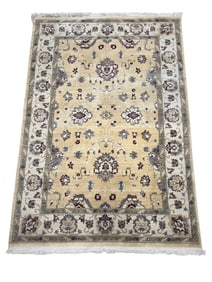 Hand Knotted Wool Area Rug