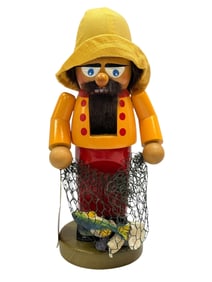 Original German Steinbach "Chubby Fisherman" Nutcracker