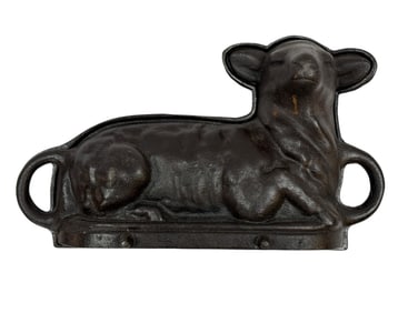 Vintage Cast Iron Lamb Cake Mold