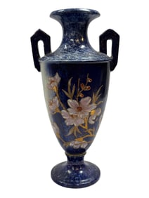 W.W.R & Co. Staffordshire England Flow Blue Vase