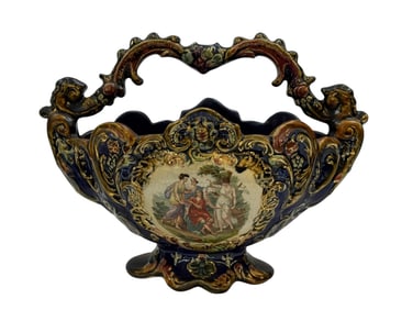 Early English Art Ware Basket