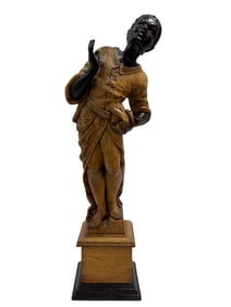 Egyptian Moorish Style Resin Blackamoor Sculpture