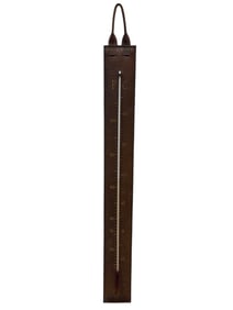 Vintage Leather Thermometer