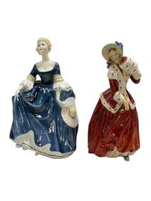 (2) Royal Doulton Porcelain Figures