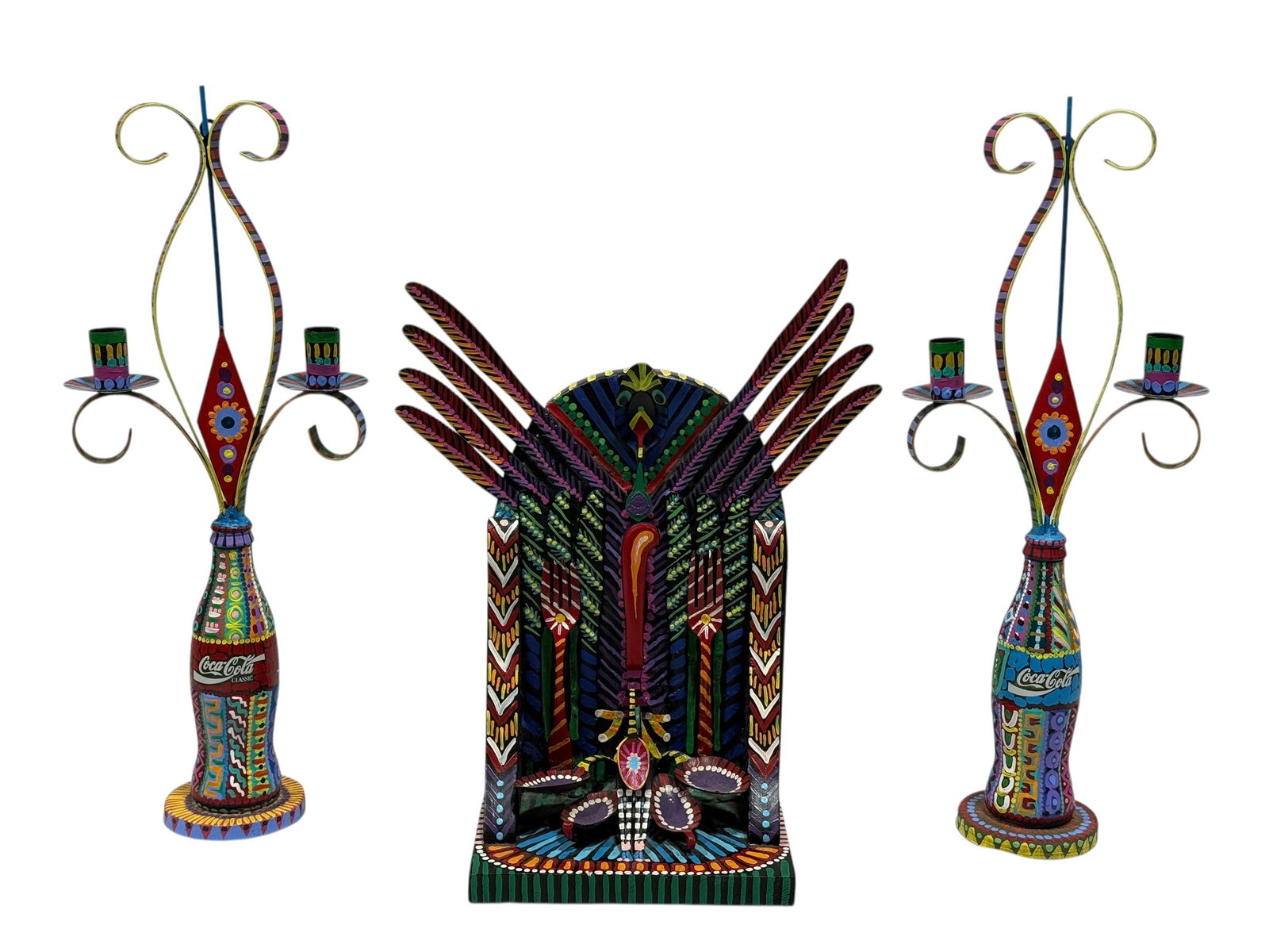 Signed Elayne Folk Art Decorative Pieces (1 of 14)