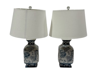 Pair of Chinoiserie Lamps
