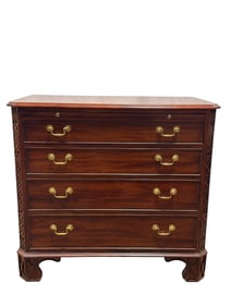 Chippendale Style 4 Drawer Chest w/ Tray