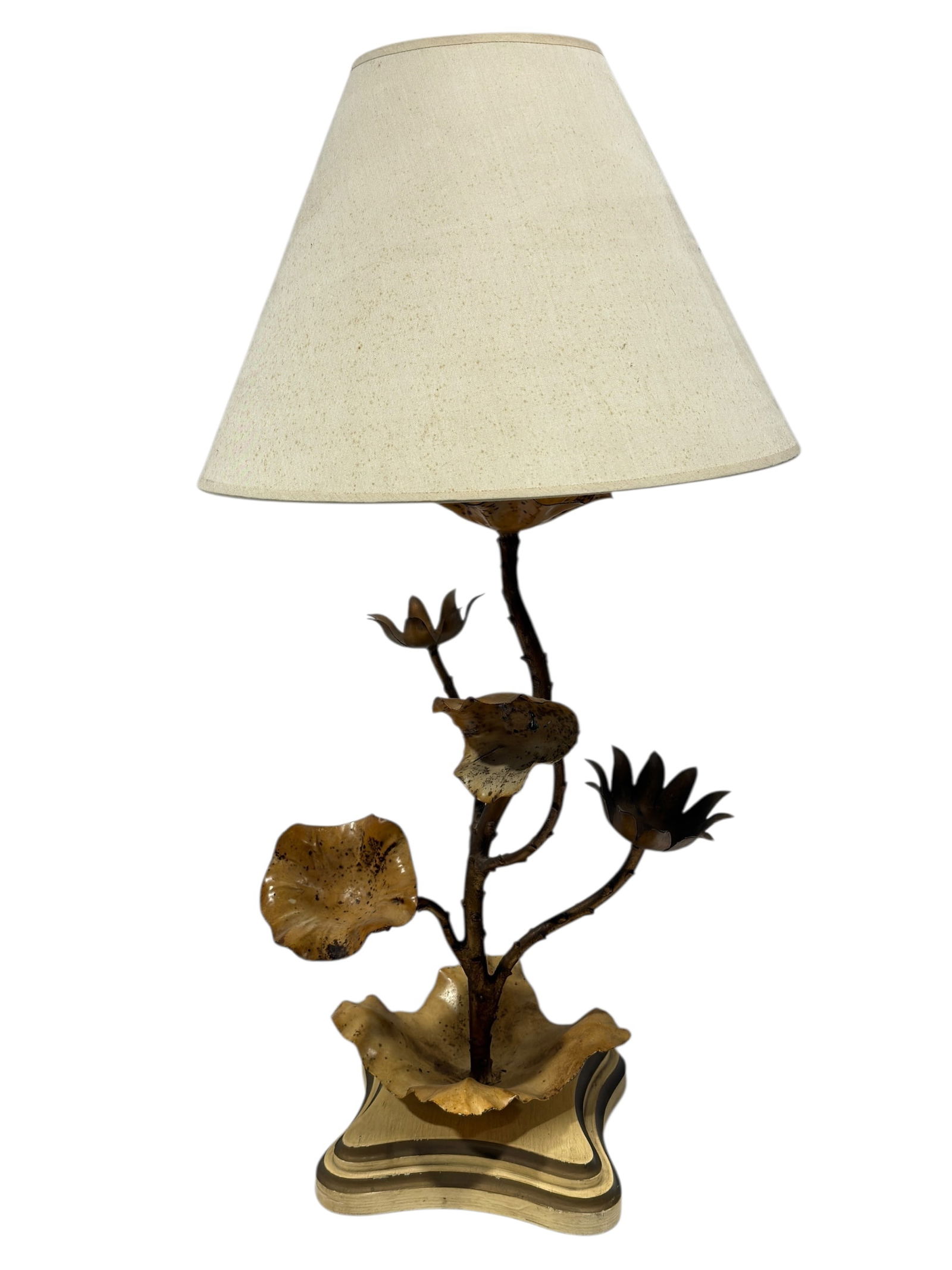 Metal MCM Style Flower Lamp (1 of 8)