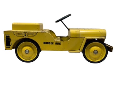 1950s Structo Airlines "Doodle Bug" Toy Jeep