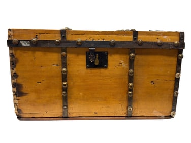 Antique Wooden Trunk