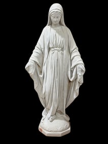 "Virgin Mary" Cast Stone Garden Statue