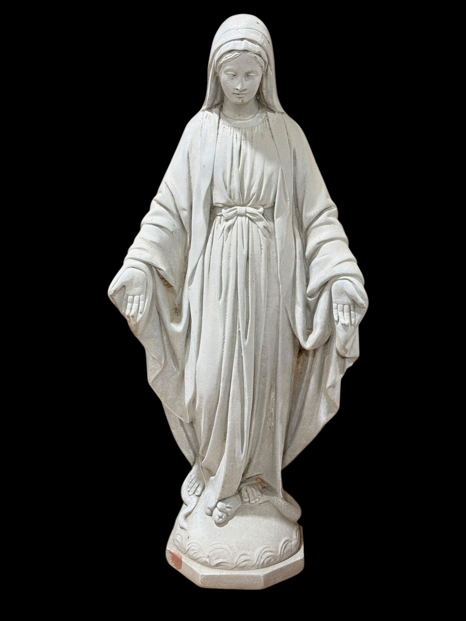 "Virgin Mary" Cast Stone Garden Statue (1 of 6)