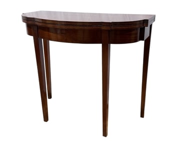 Paine Furniture Co. Mahogany Game Table w/ Inlay