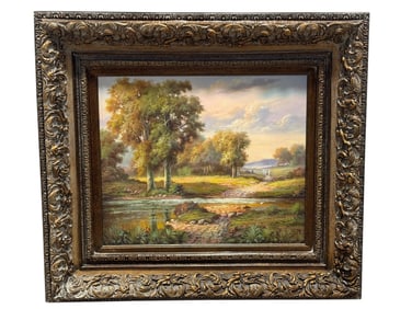 Oil on Canvas Landscape Painting