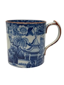 Blue & White Chinese Export 1815 Mug
