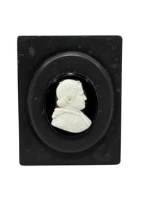 Grand Tour Pope Pius IX c1860, Marble Carved Paperweight