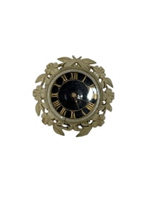 19th C. Carved Bone Watch Brooch