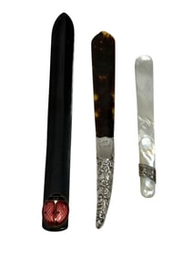 (3) Letter Opener/Page Turners