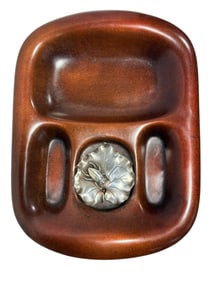 Fine Gorham Co. Mixed Metals Copper & Silver Dresser Tray