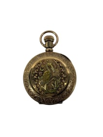 Dueber & Columbus Watch Co. Tri-Color Pocket Watch