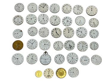 Group of Assorted Pocket Watch Movements
