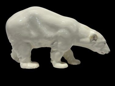 Large Porcelain German Polar Bear Figure