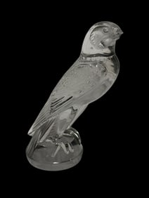 RARE Signed Rene Lalique Bird Hood Ornament/Car Mascot