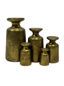Late 19th C. English Scale Weights (5Pcs)