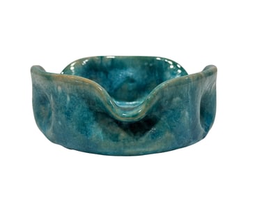 Signed Guido Gambone Italian Art Pottery Ashtray