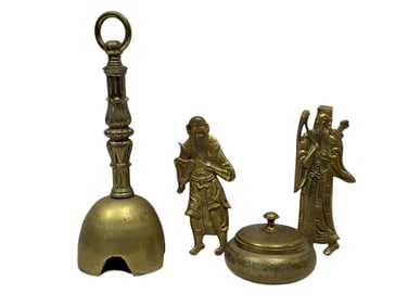 Group of 4 Brass Items