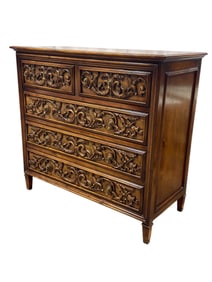 Fine Quality John-Richard Carved Wood Chest
