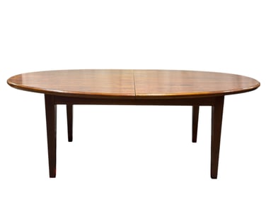 Late 19th C. English Bench-Made Oak Harvest Table w/ Butterfly Leaf