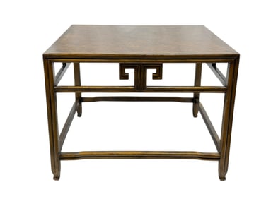 MCM Baker Low Table w/ Greek Key Detailing