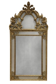 Late 19th Century Italian Giltwood Carved Wall Mirror