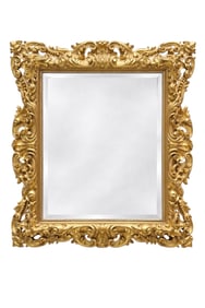 Early 19th Century Italian Rococo Giltwood Mirror