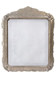 Mid-20th C. Dutch Silver Plate Vanity Mirror