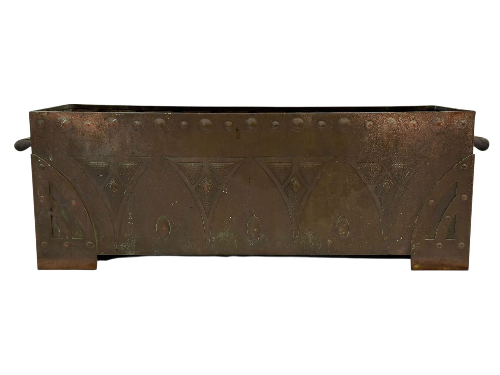 Early 20th C. Arts & Crafts Copper Planter (1 of 8)