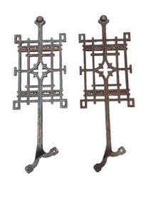 (2) Louis Sullivan Style Cast Iron Architectural Fragments