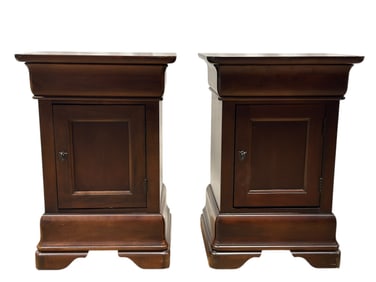 Pair of Hooker Furniture Wood Nightstands