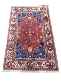 Vintage Karastan Williamsburg “Turkish Church" Wool Rug