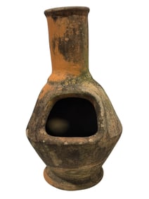Rustic Terracotta Chiminea Outdoor Fire Pit