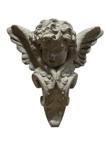 Design Toscano Resin Winged Cherub Wall Pocket Sculpture