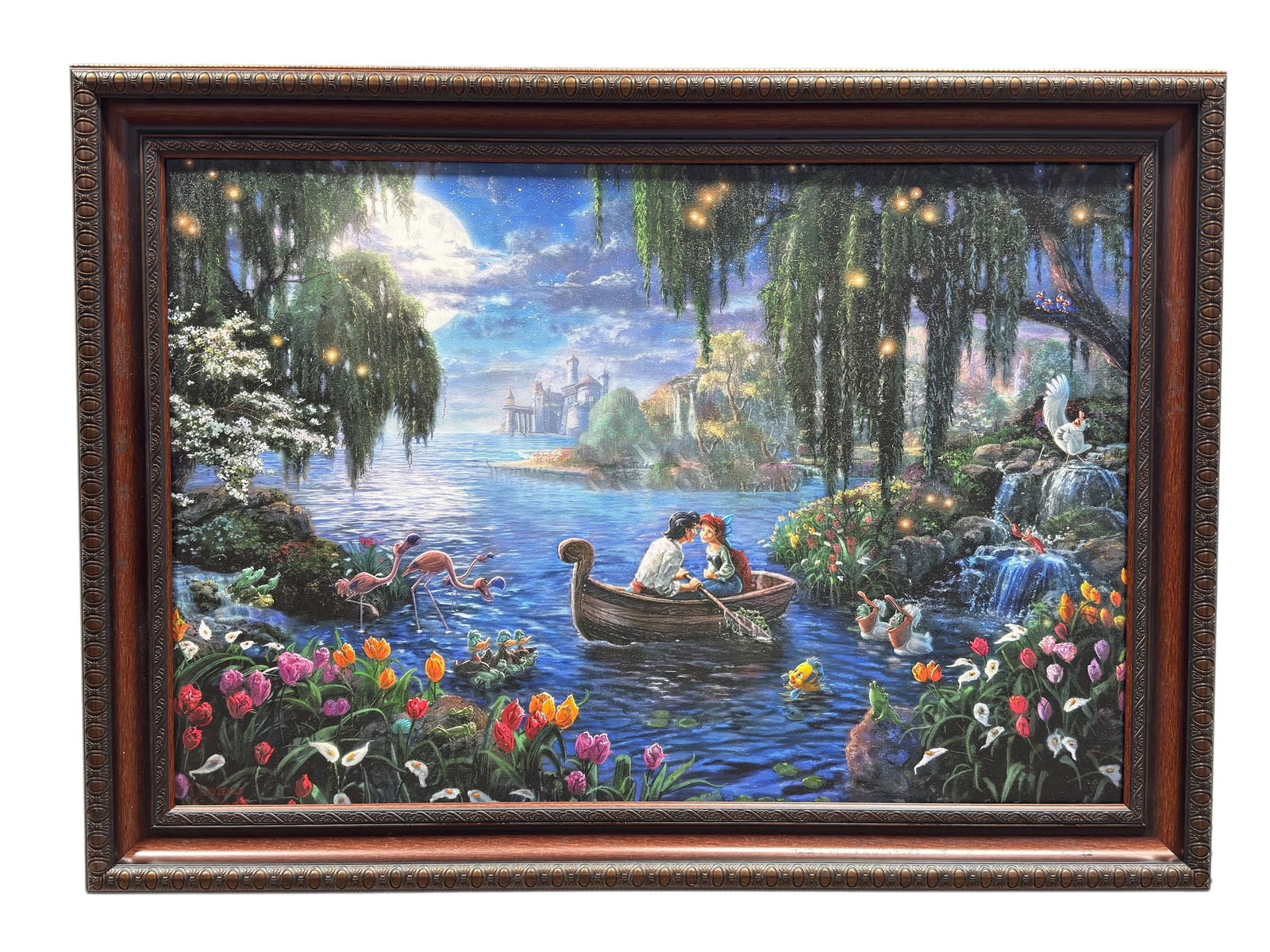 Thomas Kinkade Disney "The Little Mermaid II" Giclee on Canvas (1 of 8)