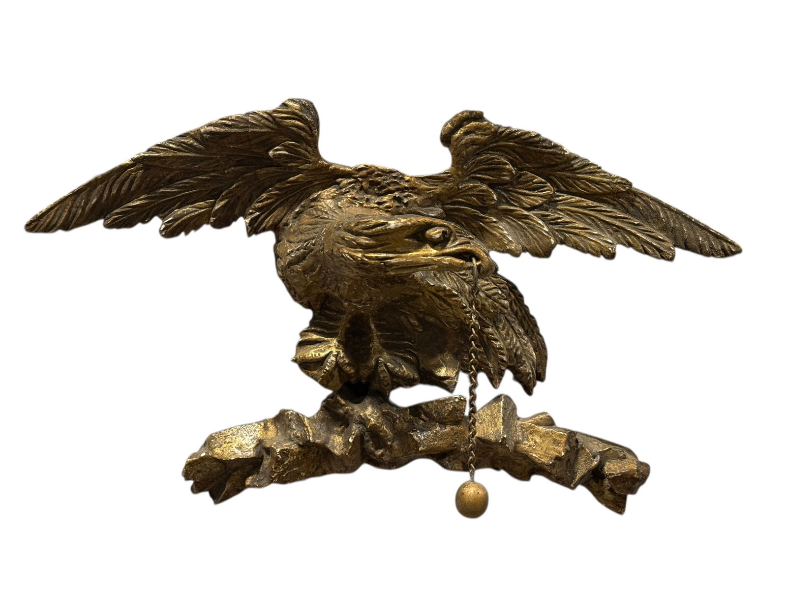 19th Century American Giltwood Wall-Hanging Eagle (1 of 13)