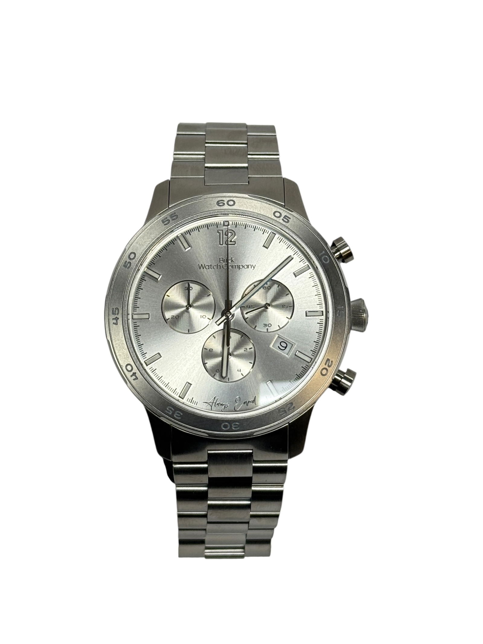Brick Watch Company Men’s Stainless Steel Chronograph Watch (1 of 11)