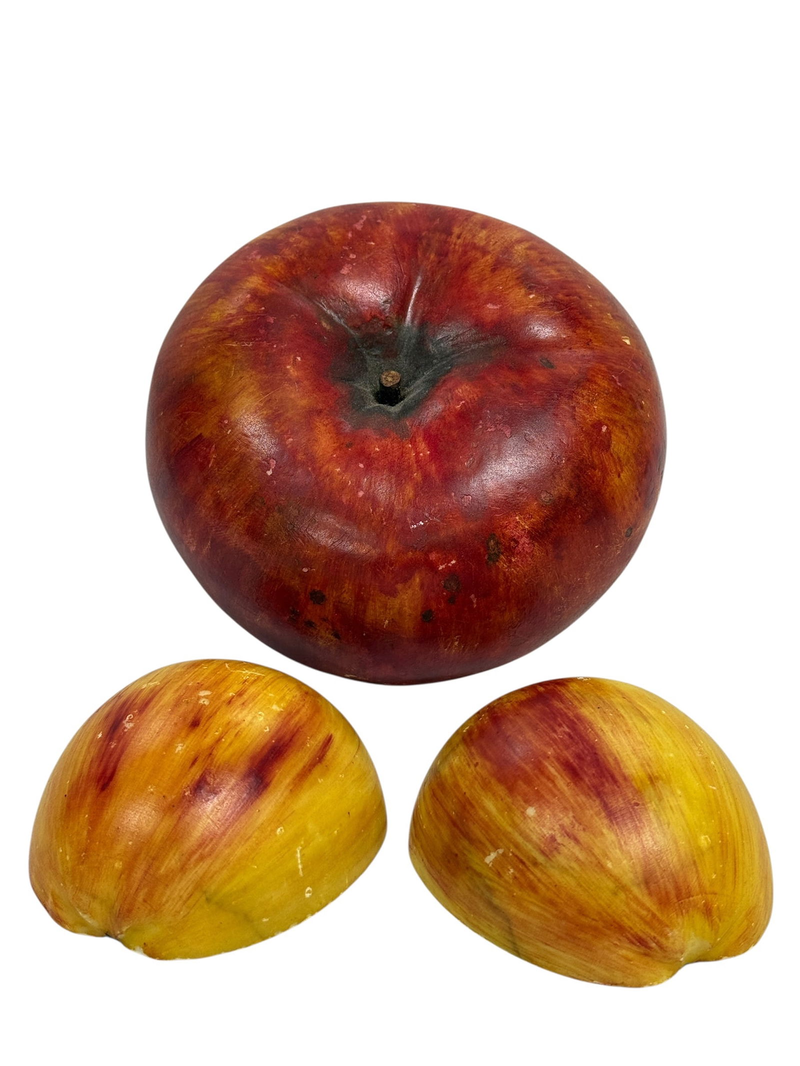 Decorative Italian Stone Apple & Sliced Apple Sections (1 of 12)